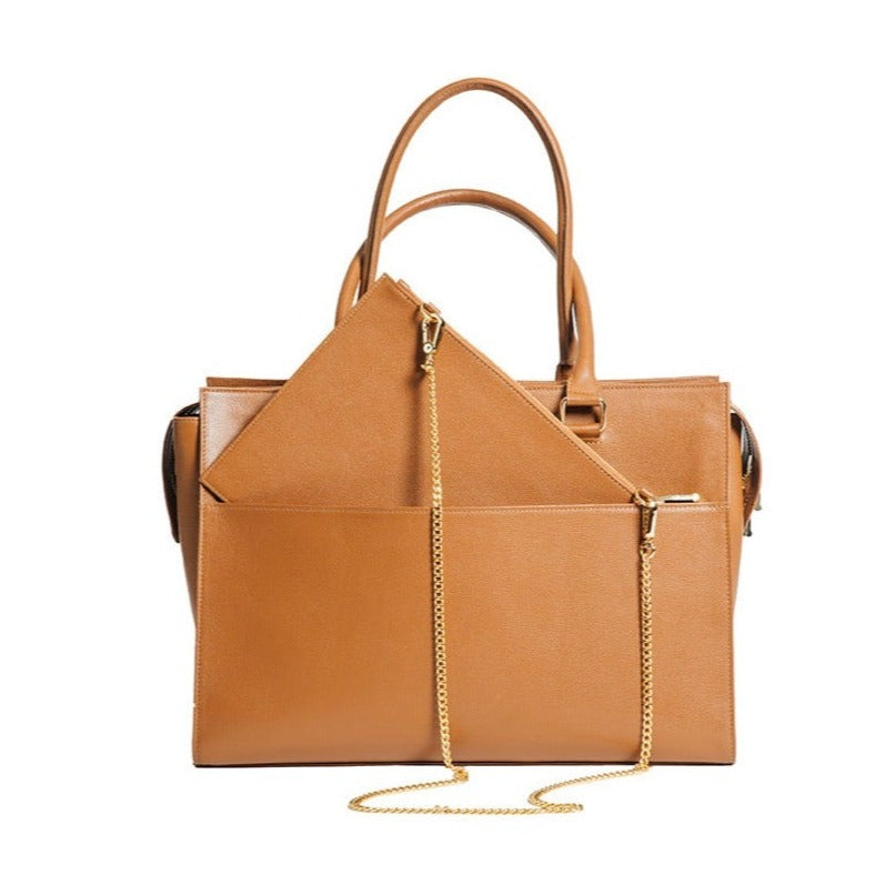 Portfolio Leather Tote Bag